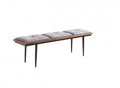 Bench Seat Upholstered Upholstered Bench Dining Room Seat Fabric Brown Design